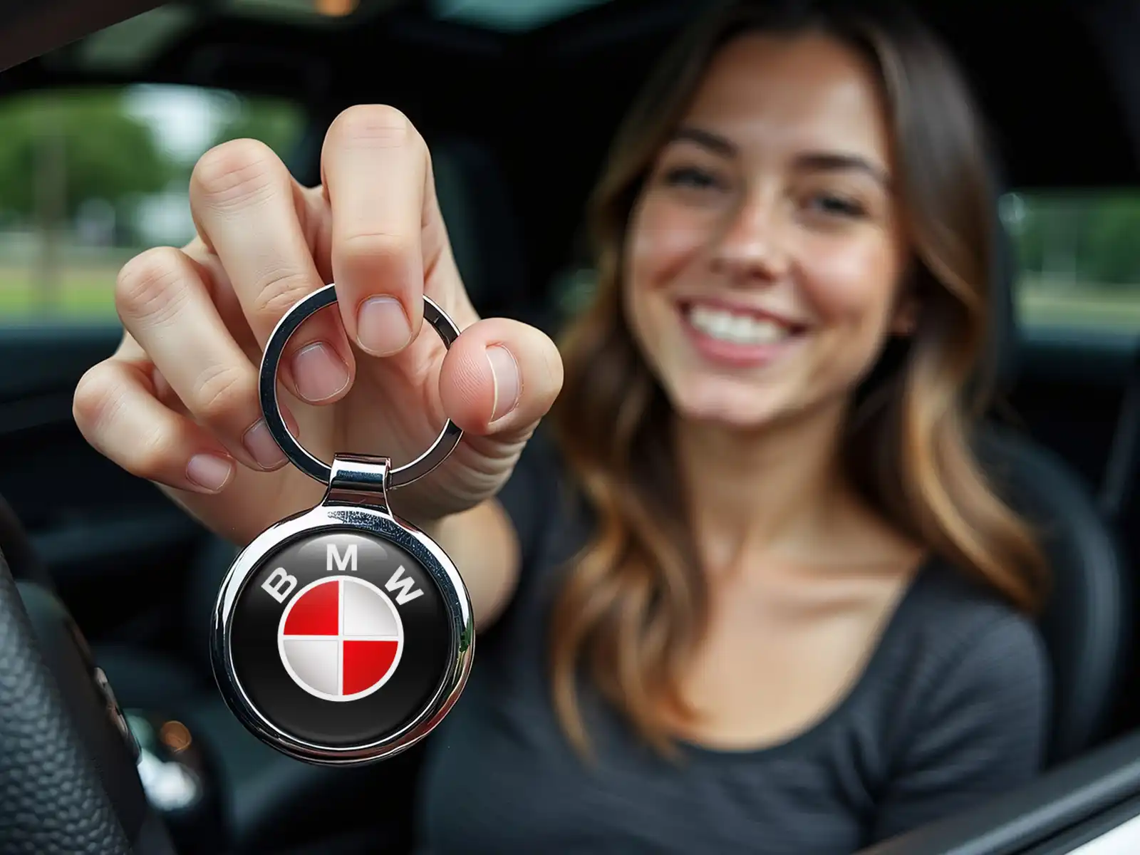 BMW Custom Key Rings Metallic Durable Style